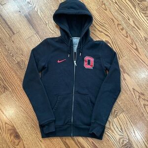 Women’s The Ohio State Buckeyes Nike Zip Up Hooded Jacket/Coat. Size Small.